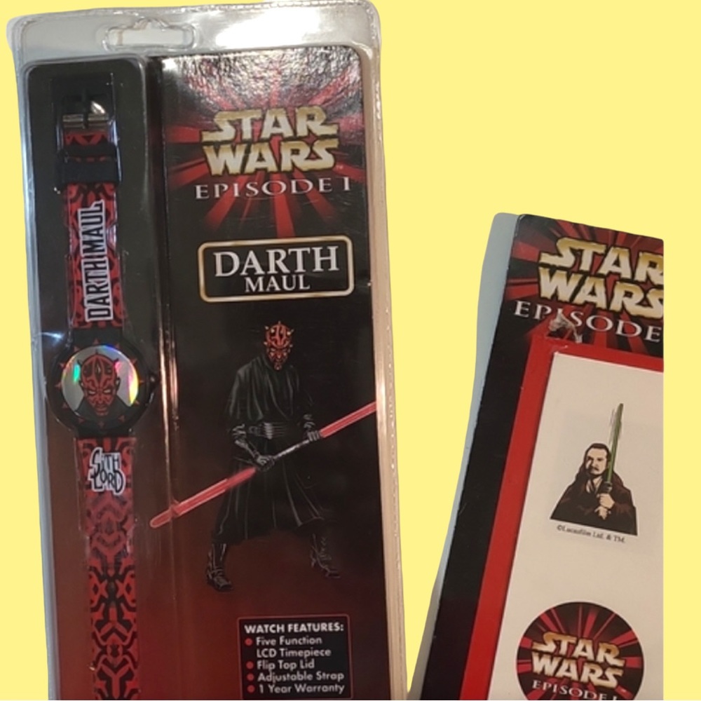 Two Star Wars watches and one package of tattoos